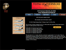 Tablet Screenshot of flyingleathernecksmodels.com